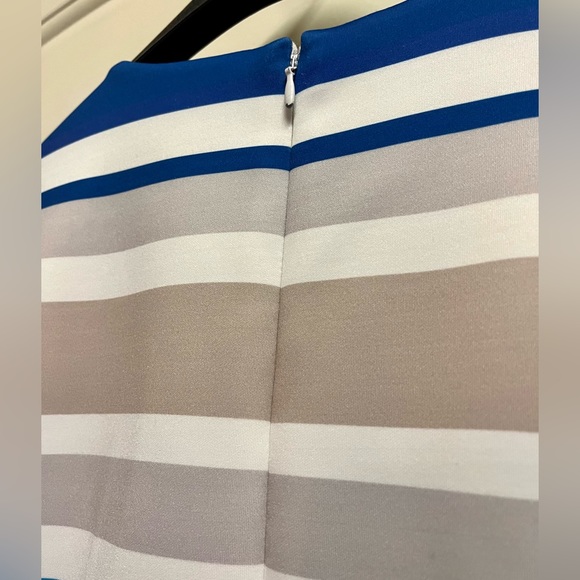 Calvin Klein blue and beige dress - Picture 5 of 5